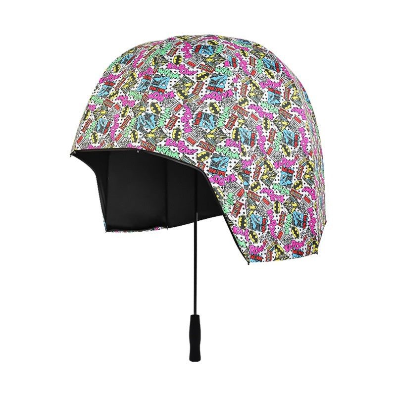 Helmet Umbrella Sunny And Rainy Dual-purpose Sun Protection Sunshade