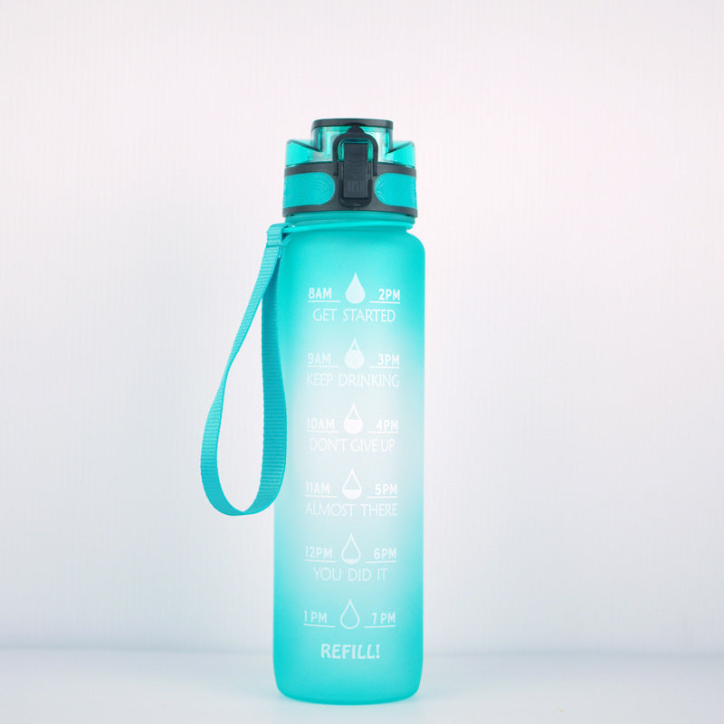Transparent Flask Water Bottle 1000ml Bottled Kawaii Bottle Bpa Free Infuser Plastic Milk Sports Clear Water Bottle Kawaii Cup