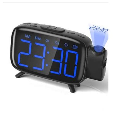 Multifunctional USB Digital Projection Electronic Alarm Clock LED Large Screen Digital Clock With Radio