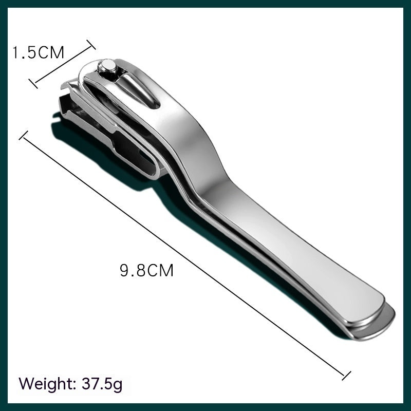 Stainless Steel Nail Large Opening Household Portable Large 360 Degrees Rotating Nail Clippers