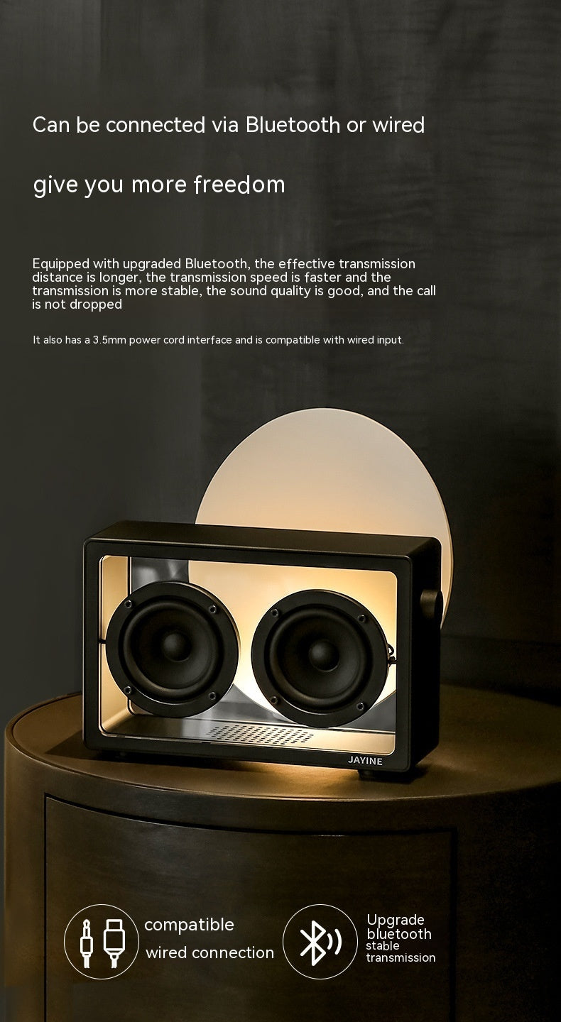 New Retro Transparent Audio High Fidelity Bluetooth Speaker