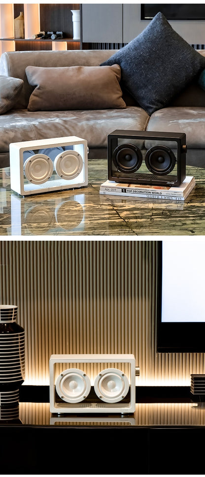 New Retro Transparent Audio High Fidelity Bluetooth Speaker