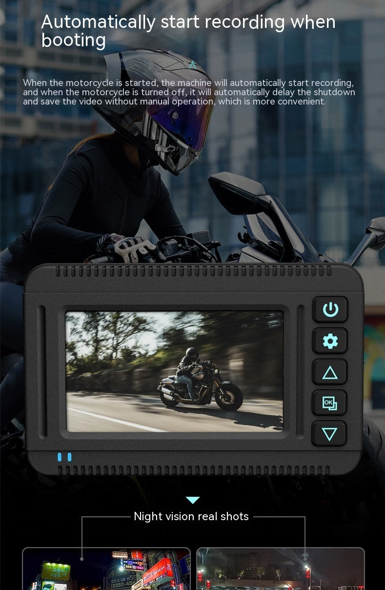 GPS Trajectory Of High-definition Motorcycle Waterproof Recorder