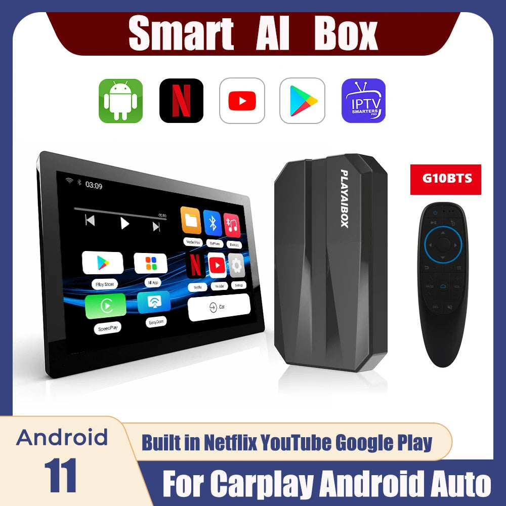 Carplay Original Car Wired To Wireless AI Box Qualcomm Android System