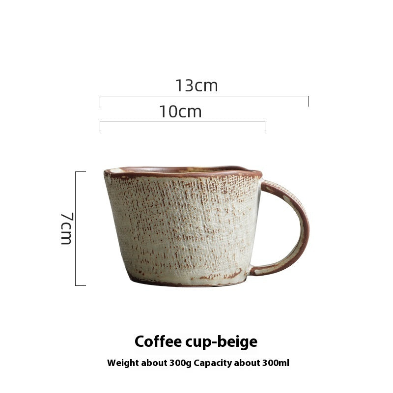 Japanese Creative Handmade Pottery Clay Coffee Set Suit