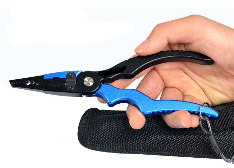 Multi-purpose Aluminum Alloy Forceps Hook Removing Cutting Wire Clip Fish Pliers