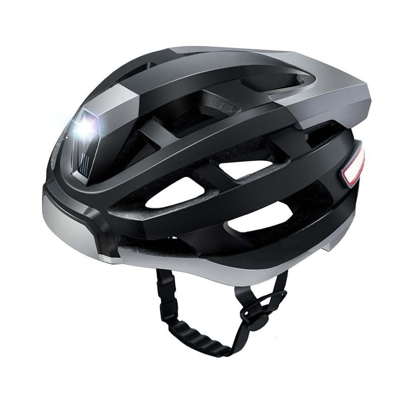 Smart Bluetooth Warning Light Riding Integrated Helmet