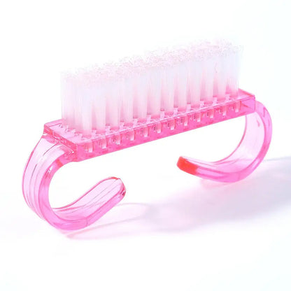 Semi Transparent Nail Horn Cleaning Brush