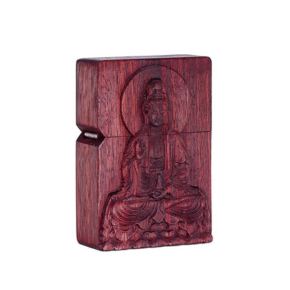 Boss Sandalwood Series Kerosene Lighter Brocade Box Packaging High-end Gift Lighter Factory Wholesale