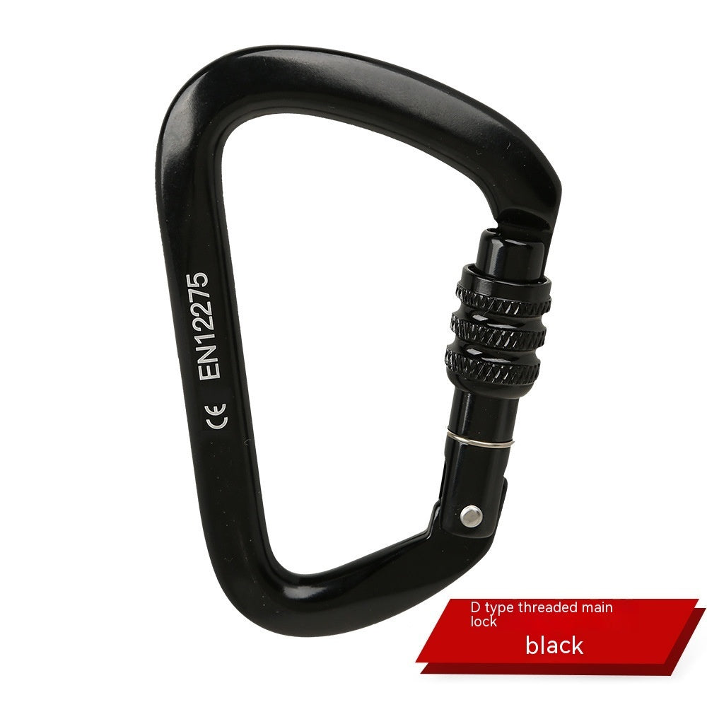 D-type Load-bearing Safety Rock Climbing Lock Mountaineering Main Lock