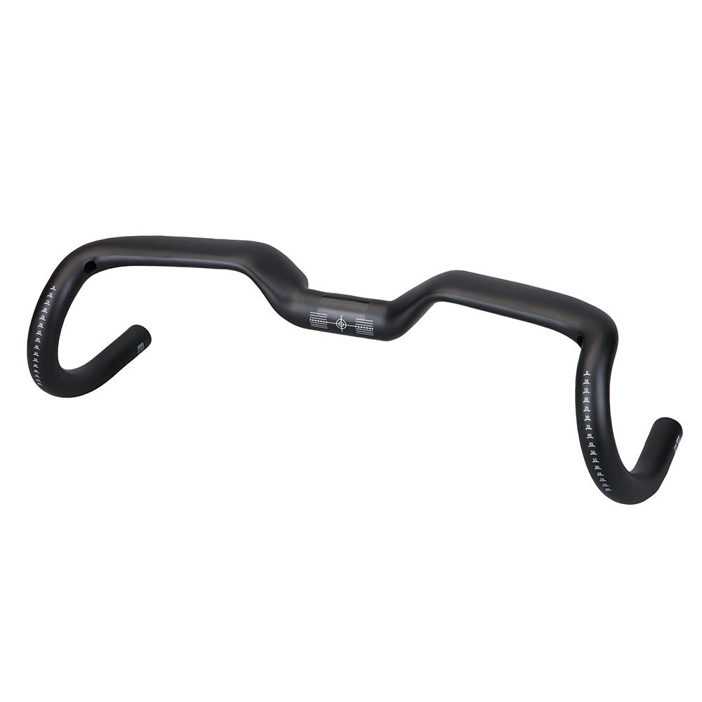 Carbon Fiber Large Angle Bent Handlebar Outer Swing Angle