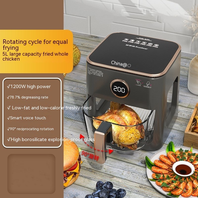 Full-automatic Large-capacity Visual Panoramic Air Fryer