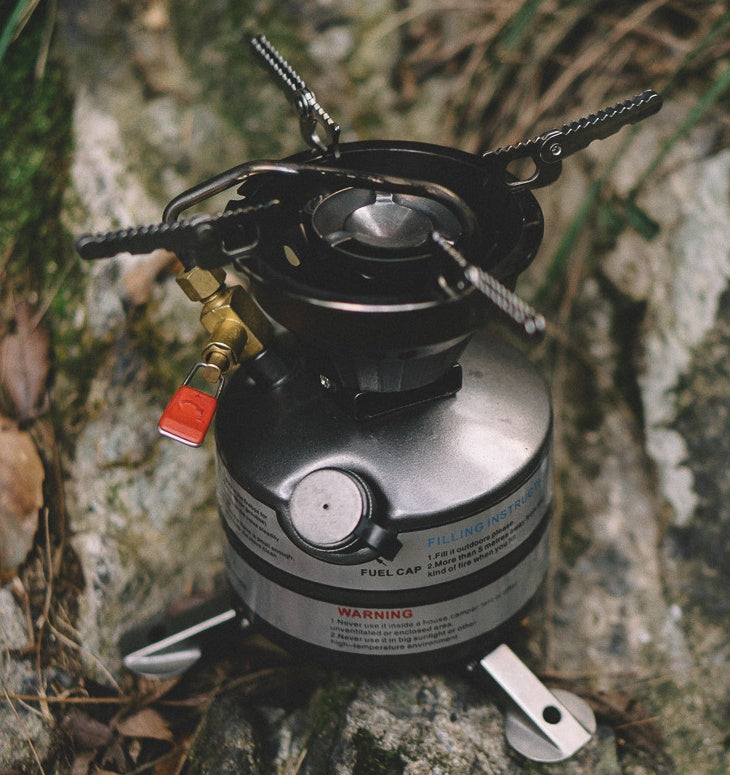 Field Oilstove Camping Integrated Fierce Fire Gasoline Stove Oilstove Mountaineering Team Outdoor Stove Cookware