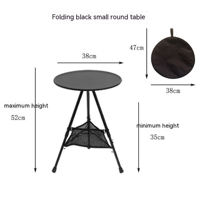 Outdoor Camping Folding Aluminum Alloy Tripod Table