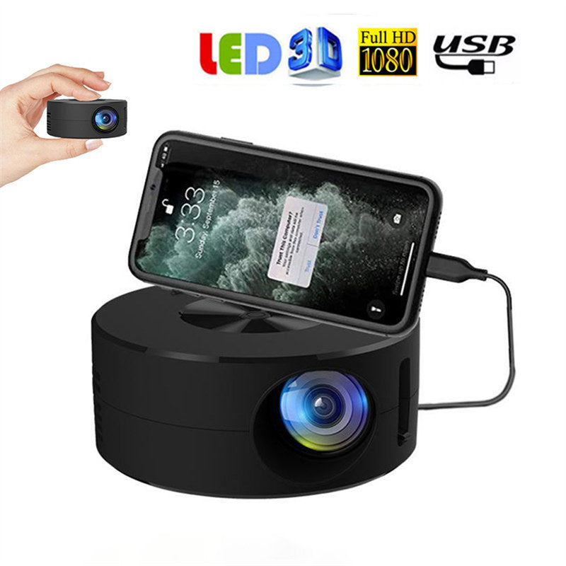 Smart Projector WiFi Portable 1080P Home Theater Video LED Mini Projector For Home Theaters Media Player