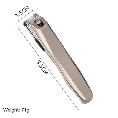 Stainless Steel Nail Large Opening Household Portable Large 360 Degrees Rotating Nail Clippers