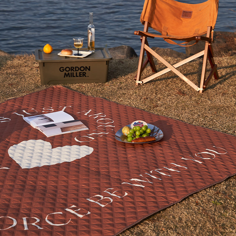 Outdoor Camping Picnic Mat Thickened Anti-tide Portable