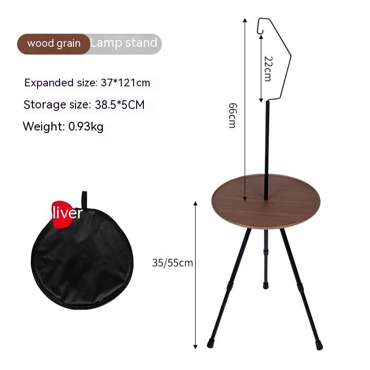 Outdoor Camping Folding Aluminum Alloy Tripod Table