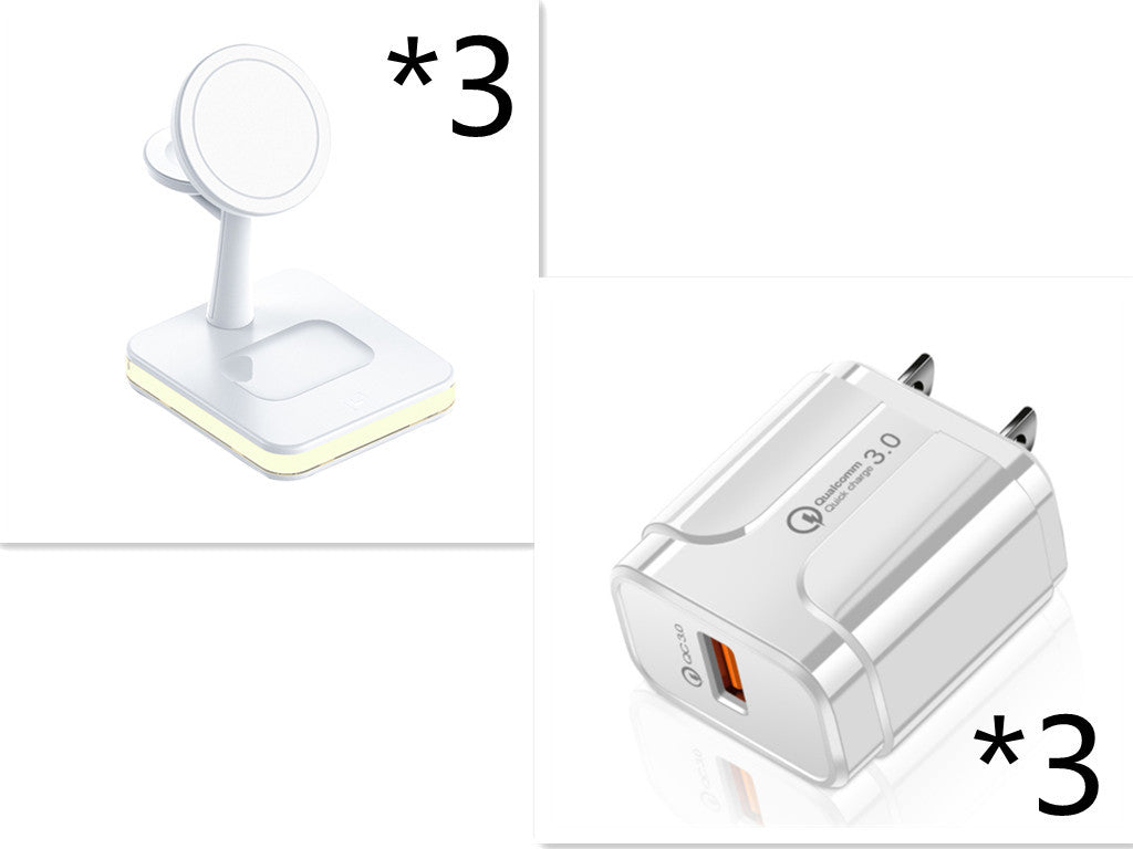 New Three-in-one Wireless Charger Magnetic Bracket