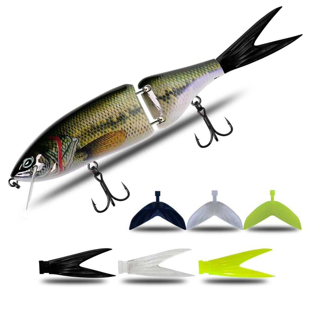 Luya Floating Multi-section Swimming Bait Raw Bait Hard Bait Bass Dog Bait