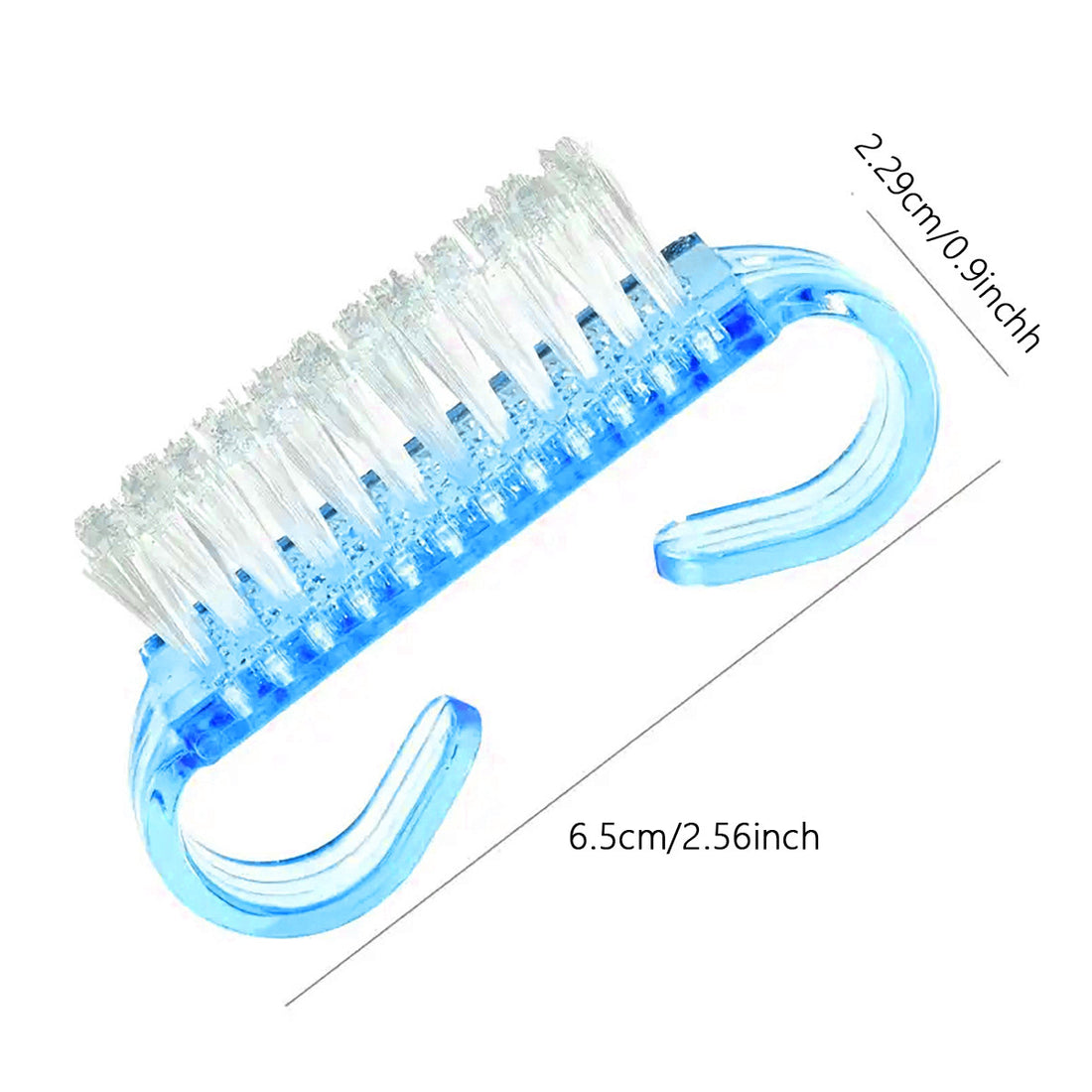 Semi Transparent Nail Horn Cleaning Brush