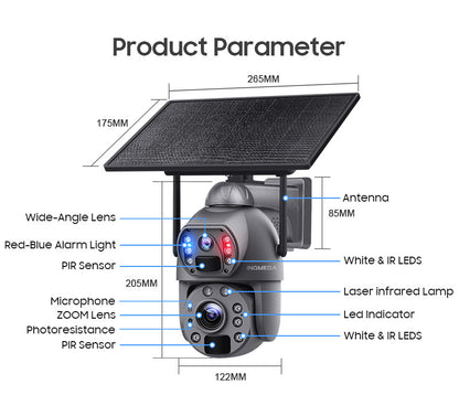 Private Model 4G Solar Camera 6 Million HD