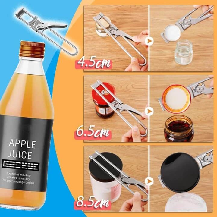 Master Opener Multifunctional Adjustable Stainless Steel Bottle Can Opener Jar  Bottle Opener Lid Gripper Manual Jar Bottle Opener Kitchen Tools