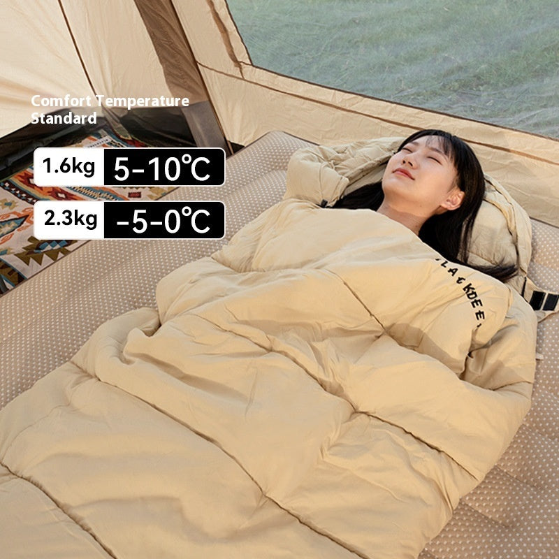 Outdoor Winter Camping Thickened Cold Protection Down Cotton