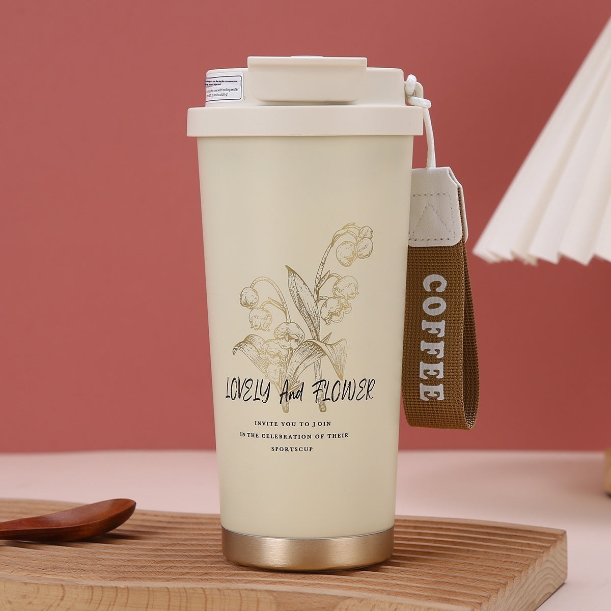 Office Business Good-looking Coffee Cup Outdoor Portable Straw Cup