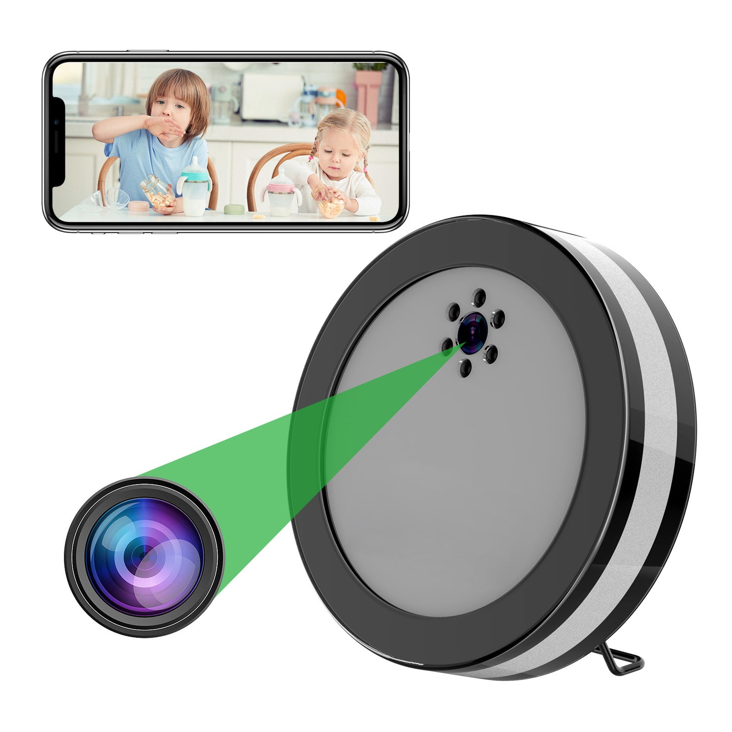 Wireless Smart Surveillance Camera Voice Conversation Security