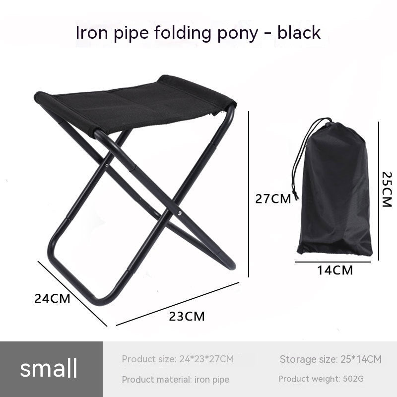 Outdoor Portable Aluminum Alloy Folding Stool