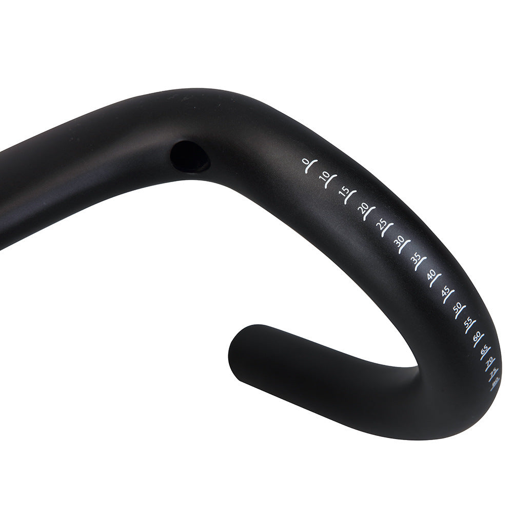 Carbon Fiber Large Angle Bent Handlebar Outer Swing Angle