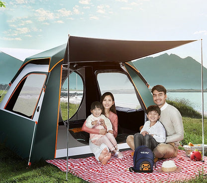 Foldable Automatic Thickening Sunscreen Wild Picnic Home Full Set Camping Tent