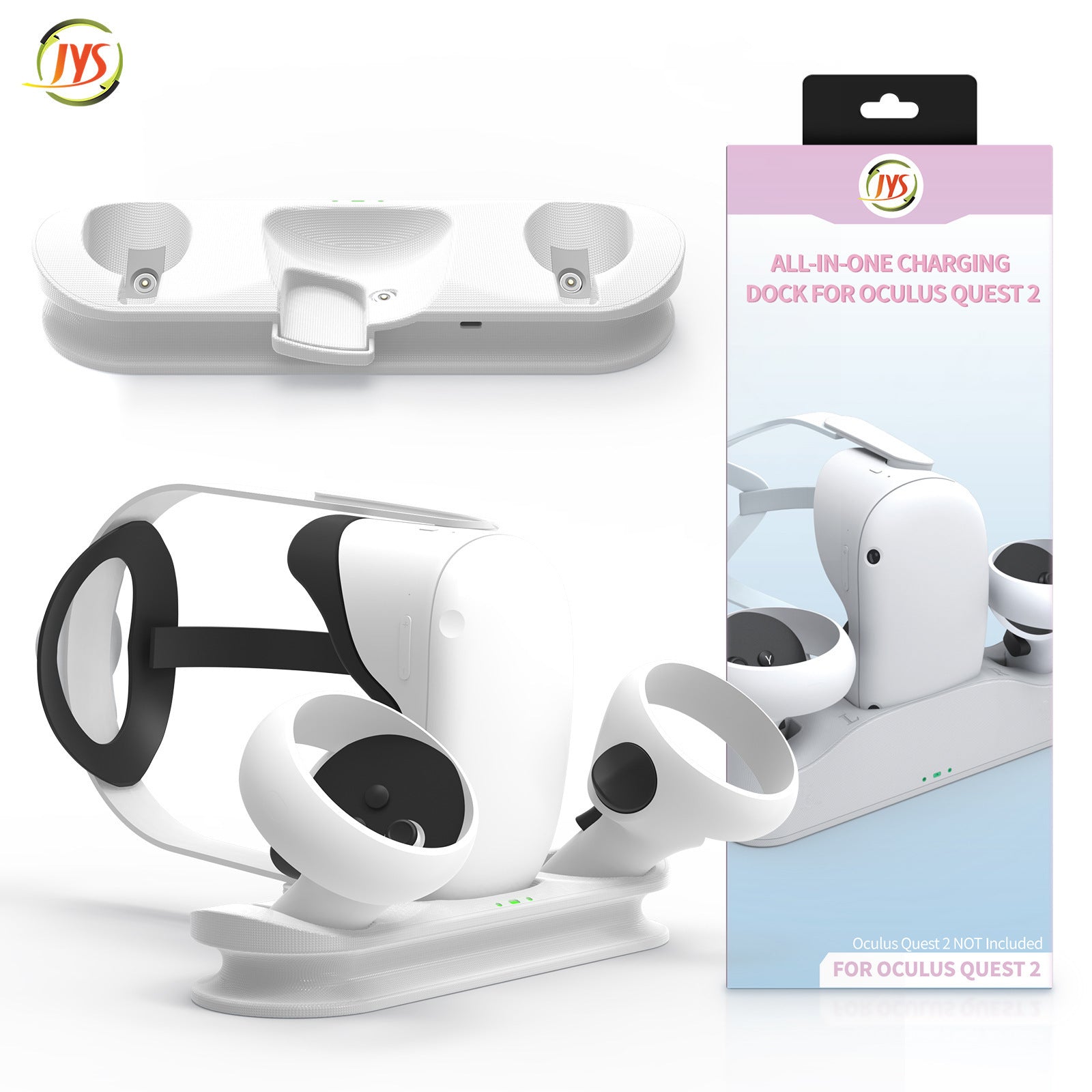 Glasses Handle Magnetic Charging Base With Battery Set Compatible With Third-party Head Wear