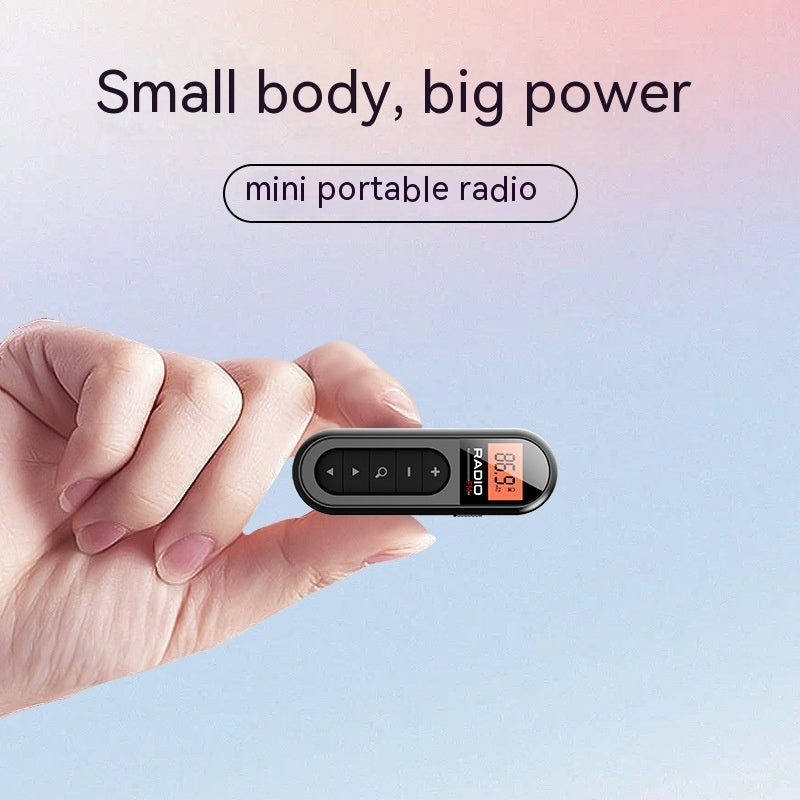 Radio Mini Rechargeable With Clip