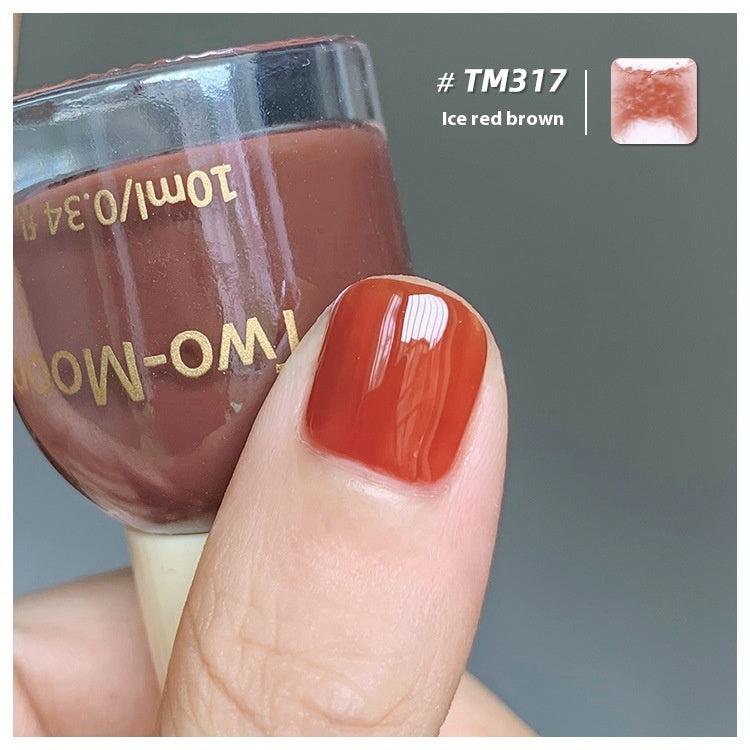 Summer Nail Polish Baking-free Non-tearing Jelly Juicy Grape Amber Strawberry Chopsticks