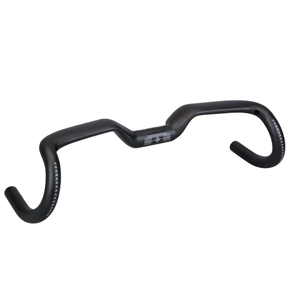 Carbon Fiber Large Angle Bent Handlebar Outer Swing Angle