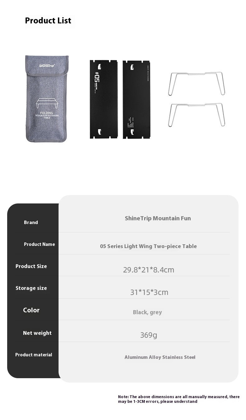 Outdoor 05 Series Camping Aluminum Alloy Folding Table