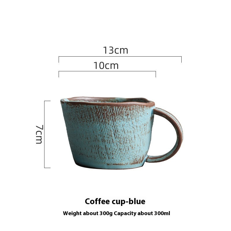 Japanese Creative Handmade Pottery Clay Coffee Set Suit