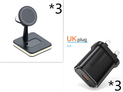 New Three-in-one Wireless Charger Magnetic Bracket