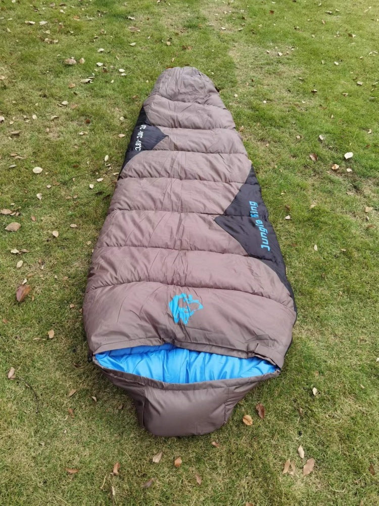 Outdoor Sleeping Bag Mummy Autumn And Winter Camping