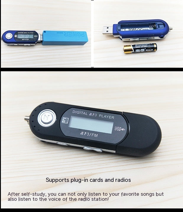 USB Direct Plug-in Ultra-long Standby Screen MP3 With Lyrics Display