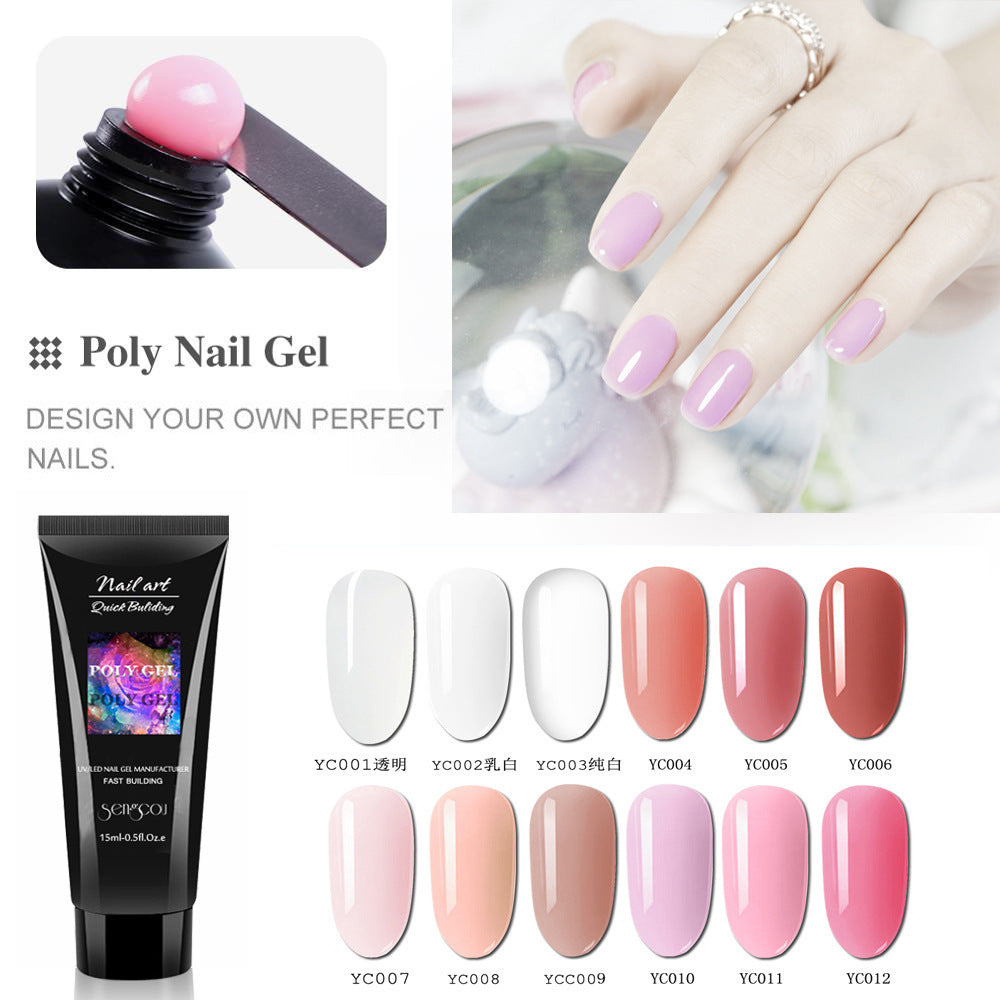 Nail Lengthening Glue Fast Gel UV Phototherapy