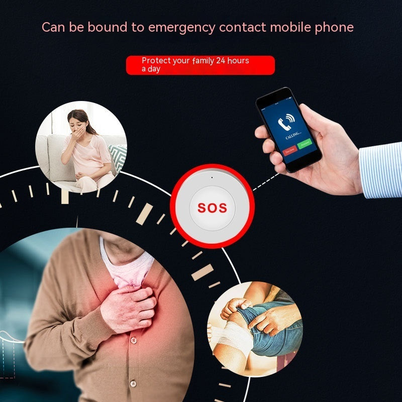 Remote Mobile Phone Alarm For Elderly Household Emergency Button