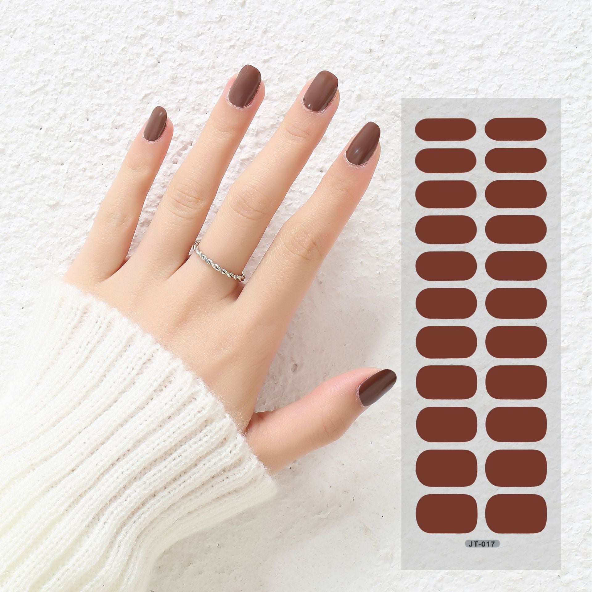 Thermal Semi-curing Nail Beauty Full Stickers Phototherapy Gel