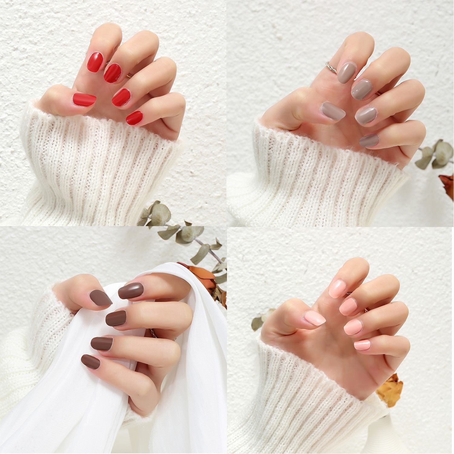 Thermal Semi-curing Nail Beauty Full Stickers Phototherapy Gel