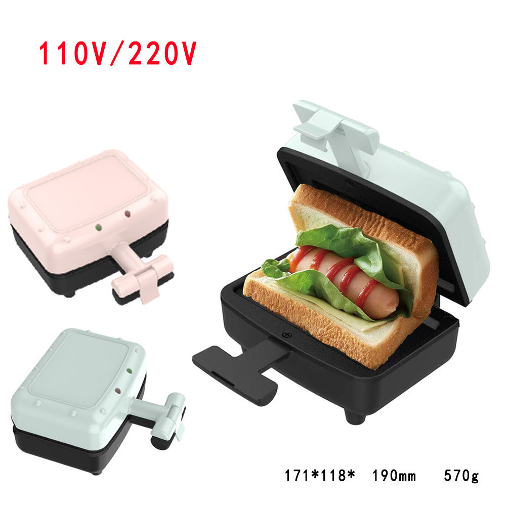 Mini Sandwich Hamburger Maker Double Side Heating Breakfast Machine