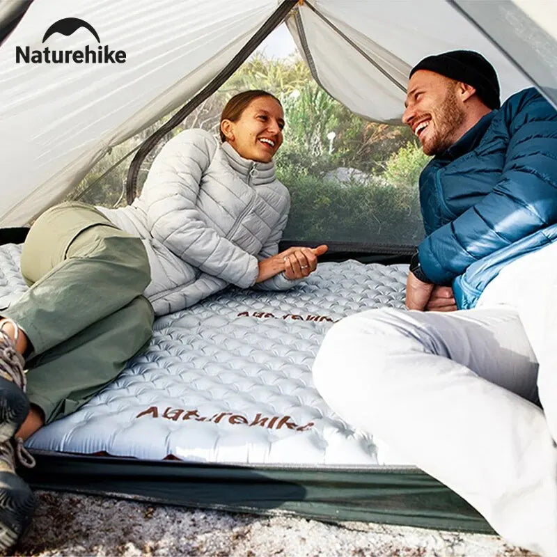 Naturehike Camping Air Mattress 5.8 High R Value Ultralight Warm Air Bed Outdoor 4 Season Folding Portable Inflatable Mattress