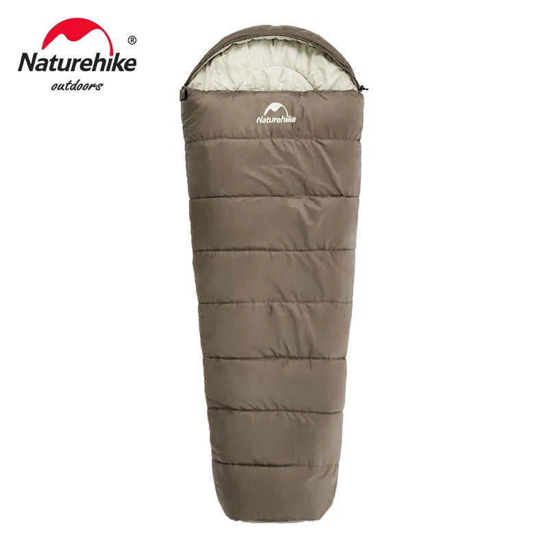 Naturehike Sleeping Bag MJ300 -1℃ Lightweight MJ600 -12℃ Mummy Sleeping Bag Outdoor Camping Cotton Winter Warm Sleeping Bags