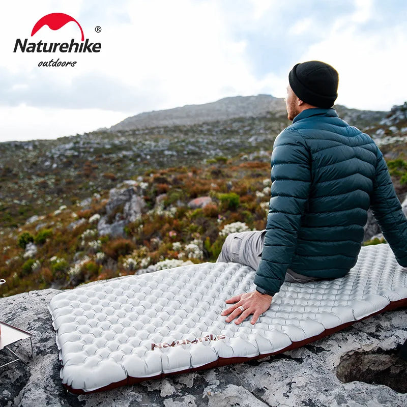 Naturehike Inflatable Mat Ultralight 5.8 High R Value Warm Sleeping Pad Portable Outdoor Camping Tent Single Moisture-proof Mats